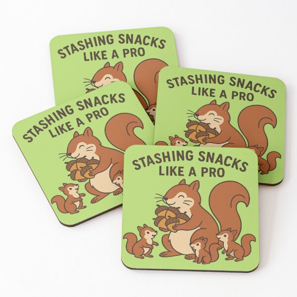 Item preview, Stashing Snacks Like a Pro – Funny Squirrel Parenting Design designed and sold by Meandmyshop.