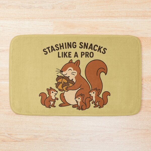 Item preview, Stashing Snacks Like a Pro – Funny Squirrel Parenting Design designed and sold by Meandmyshop.