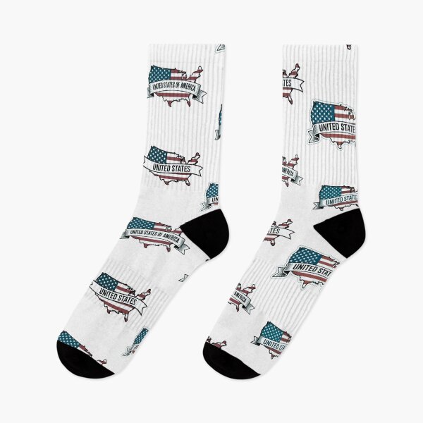 Item preview, USA Flag Map designed and sold by Paper Drip.