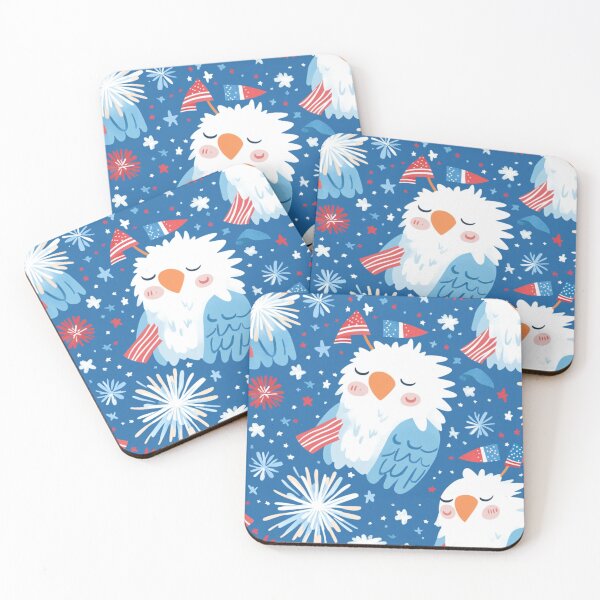Item preview, Funda para iPhone con diseño de águila patriótica y fuegos artificiales del 4 de julio designed and sold by chomdesign.