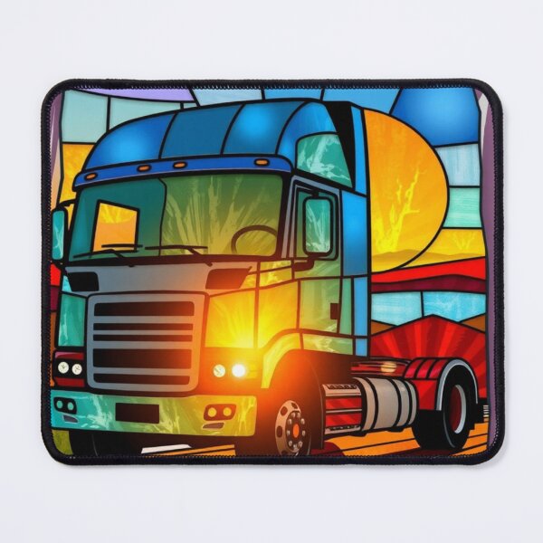 Item preview, Truck broken glass style Chrome Horizon – Sunset Over Torque designed and sold by AwixArslan.