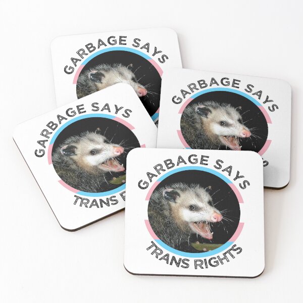 Item preview, Garbage the Possum says Trans Rights designed and sold by Caliel.