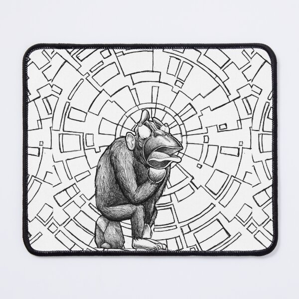 Item preview, thinking monkey designed and sold by ColarteGayart.