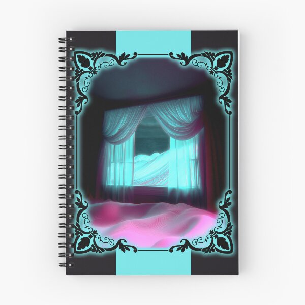 Item preview, Velvet Traps & Midnight Whispers – Spiral Notebook (Nightmares) designed and sold by RadReverie.