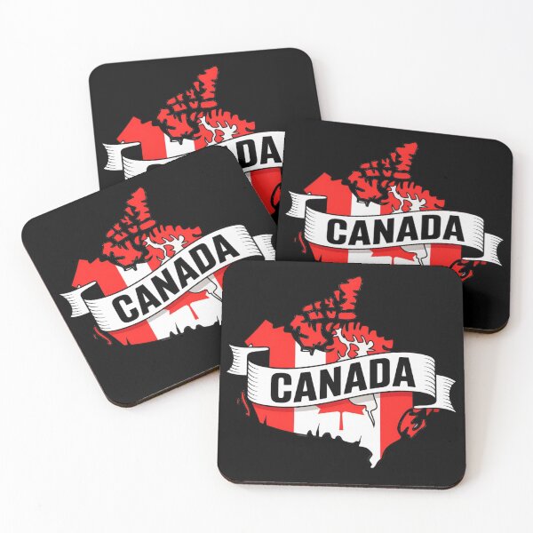 Item preview, Canada Flag Map designed and sold by Paper Drip.