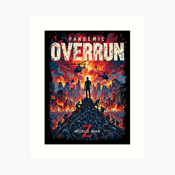 Item preview, Pandemic Overrun – World War Z Apocalypse Art designed and sold by Bubble-Bay Shop.