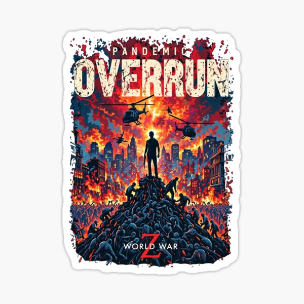 Item preview, Pandemic Overrun – World War Z Apocalypse Art designed and sold by Bubble-Bay Shop.
