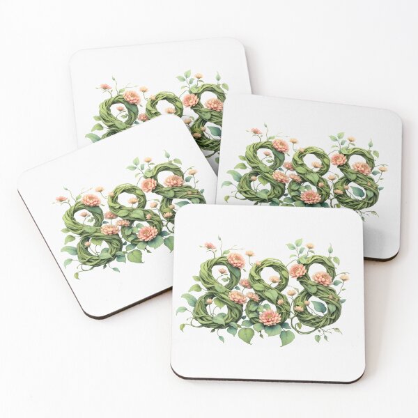 Item preview, Angel Number 888 – ABUNDANCE with Golden-Red Chrysanthemums designed and sold by SolaoLab.