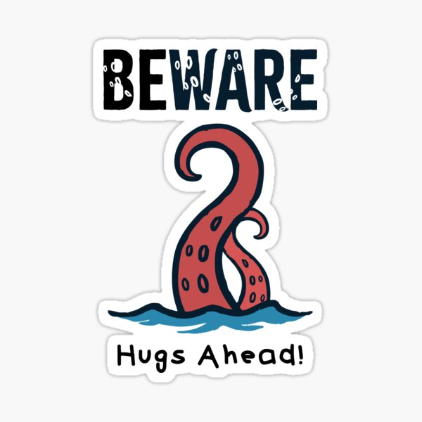 Item preview, Beware – Hugs Ahead! designed and sold by Creative Tabletop.