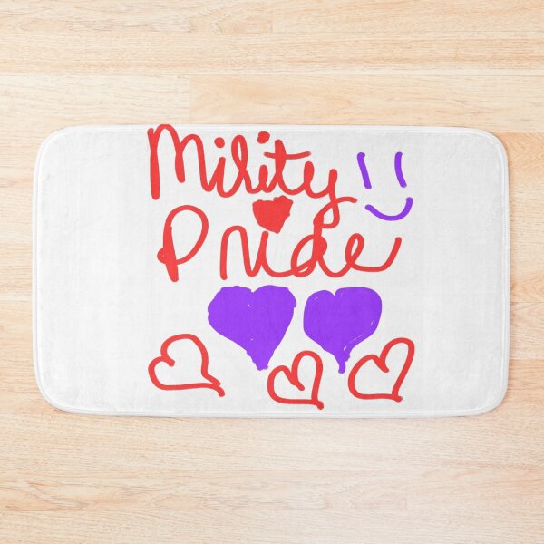 Item preview, MILITARY PRIDE PURPLE HEARTS RED HEARTS designed and sold by Artqween .