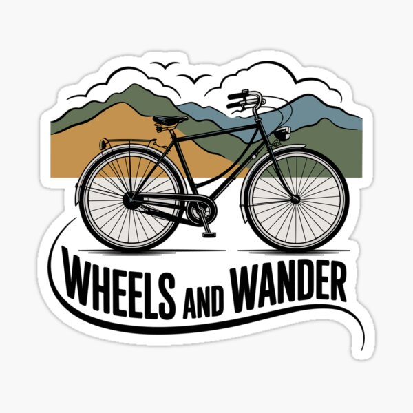 Item preview, Wheels & Wander - Mountain adventure designed and sold by MrERNST.