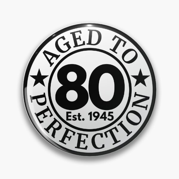 Item preview, Aged to Perfection 80 | Born in 1945 | 80th Birthday Vintage Celebration Design designed and sold by highflycrafts.