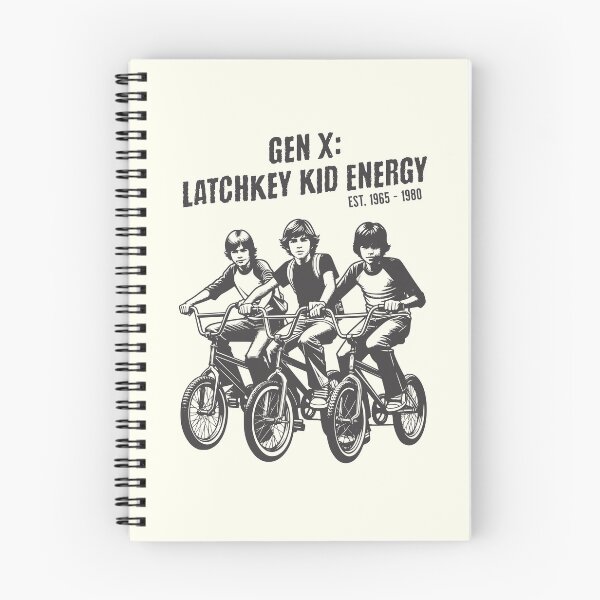 Item preview, Gen X Latchkey Kid Retro Bike Design designed and sold by ojdart.