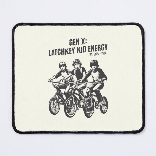 Item preview, Gen X Latchkey Kid Retro Bike Design designed and sold by ojdart.