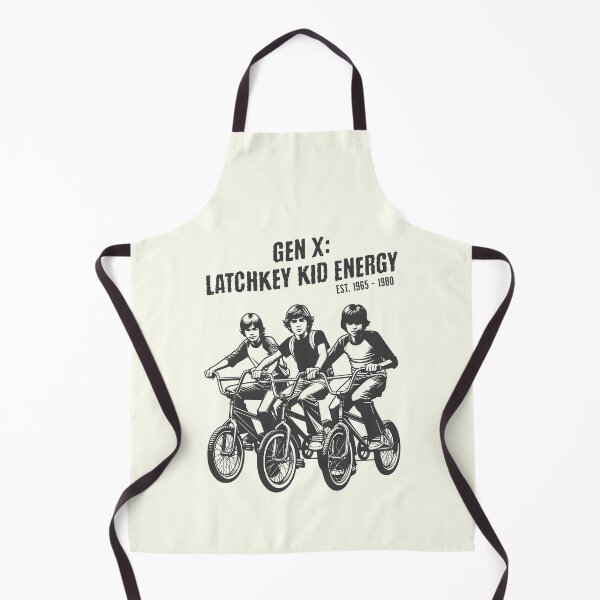 Item preview, Gen X Latchkey Kid Retro Bike Design designed and sold by ojdart.