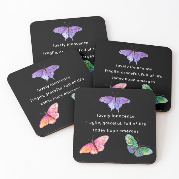 Item preview, Innocence Blooms Butterfly Haiku designed and sold by daphsam.