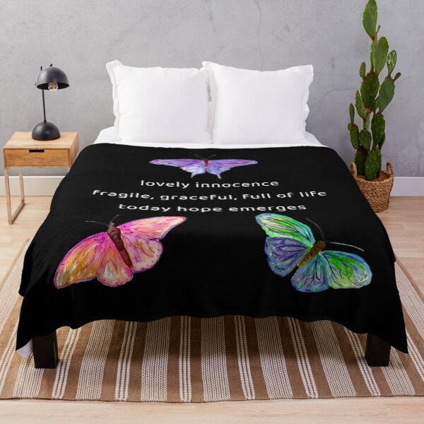 Item preview, Innocence Blooms Butterfly Haiku designed and sold by daphsam.