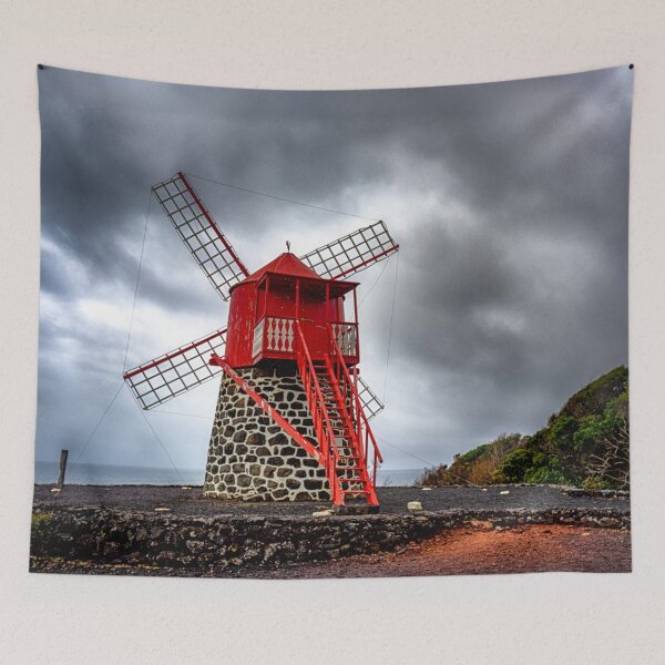 Item preview, Molino de viento en la isla Pico designed and sold by Kathy Weaver.