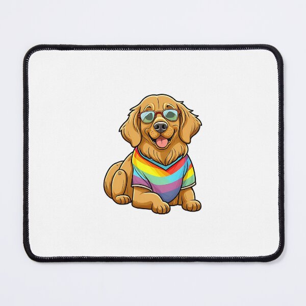 Item preview, RAINBOW GOLDEN RETRIEVER , LGBTQIA+, Funny coolsticker or shirt or more designed and sold by designkb.