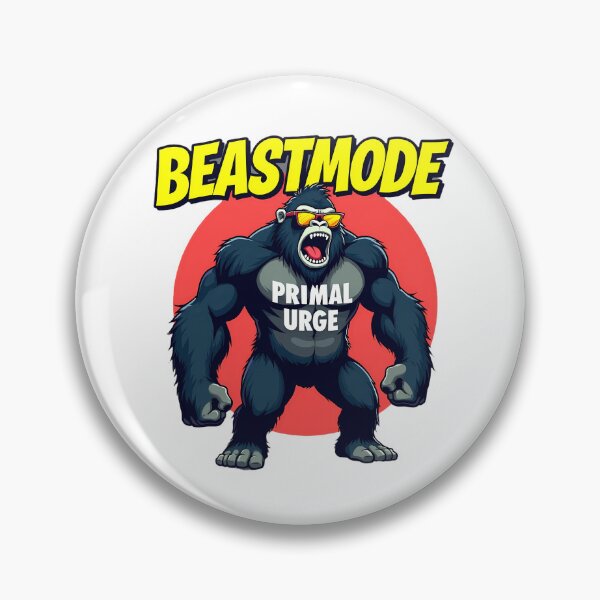 Item preview, Beastmode Gorilla Primal Urge Fitness Graphic designed and sold by tonyartprints.