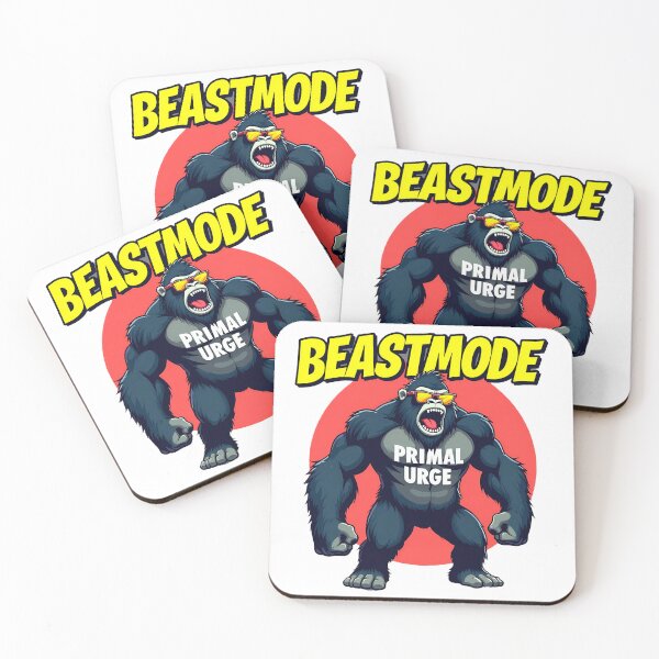 Item preview, Beastmode Gorilla Primal Urge Fitness Graphic designed and sold by tonyartprints.