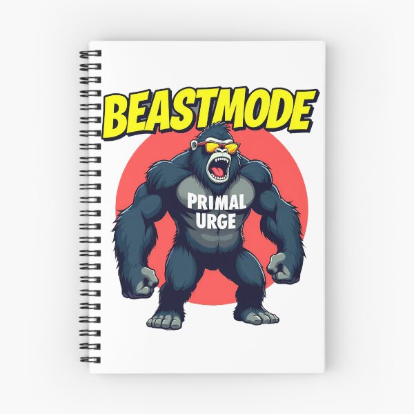 Item preview, Beastmode Gorilla Primal Urge Fitness Graphic designed and sold by tonyartprints.