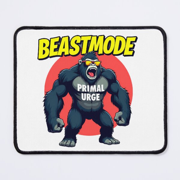 Item preview, Beastmode Gorilla Primal Urge Fitness Graphic designed and sold by tonyartprints.
