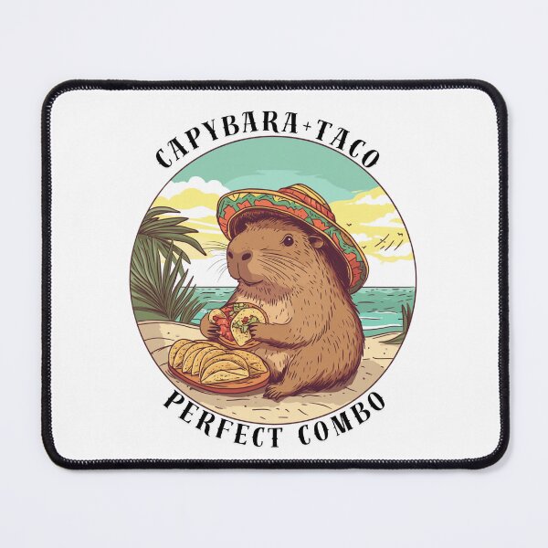 Item preview, Capybara + Taco = Perfect Combo designed and sold by JRprojects.