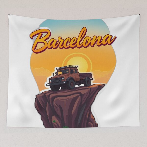 Item preview, Truck Sunset Hauler – Barcelona Edge designed and sold by AwixArslan.