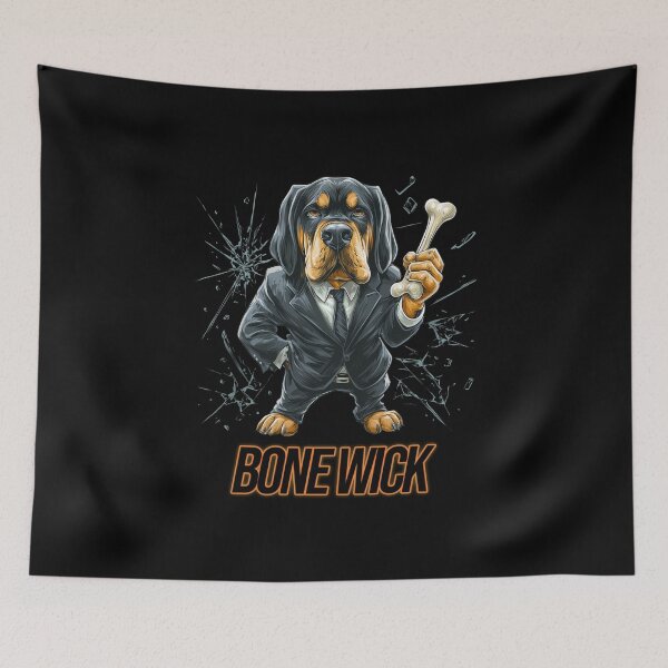 Item preview, Movie parody - Bone Wick designed and sold by hamishby.
