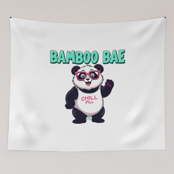 Item preview, Bamboo Bae Panda “Chill Pill” Graphic designed and sold by tonyartprints.