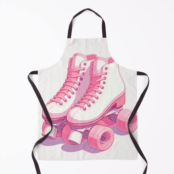 Item preview, Retro Pink Roller Skates | Girly Pastel Illustration Retro Pink Roller Skates Illustration | Cute Pastel Skates Art designed and sold by Ojo de Lilith.