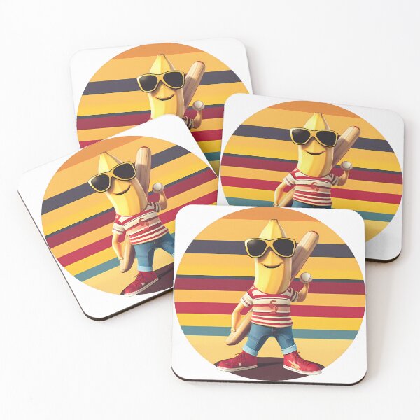 Item preview, "Cool Banana: Retro Vibes & Rebel Stripes" designed and sold by Jameswoodly.