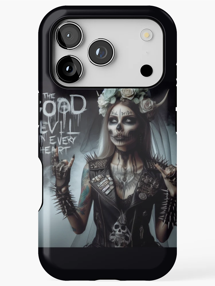 Thumbnail 1 of 4, iPhone Case, Gothic Lady Dead Rocker designed and sold by Voodoo Store Paranormal Collections.