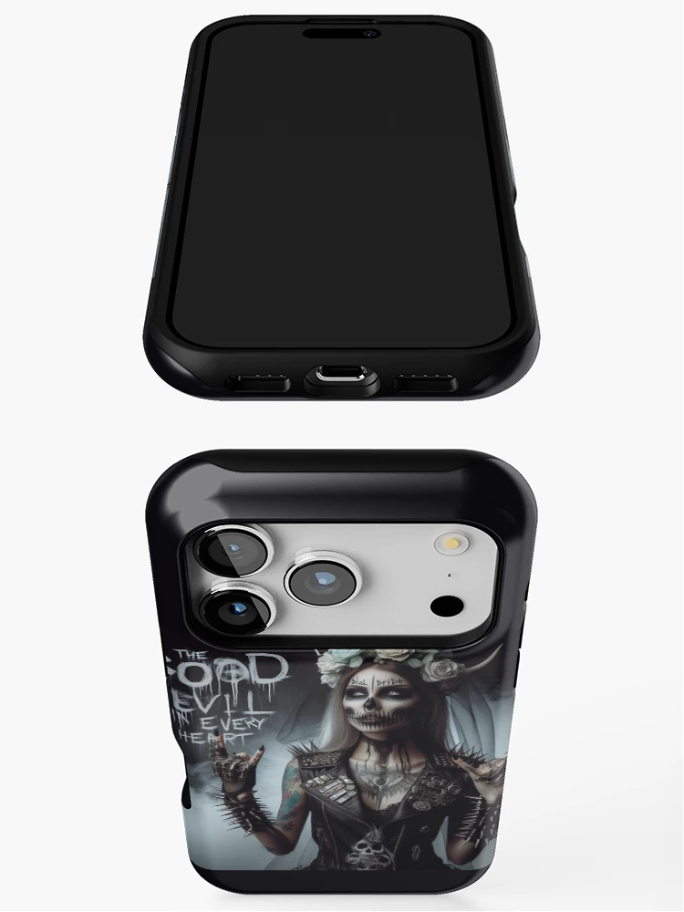 Thumbnail 3 of 4, iPhone Case, Gothic Lady Dead Rocker designed and sold by Voodoo Store Paranormal Collections.