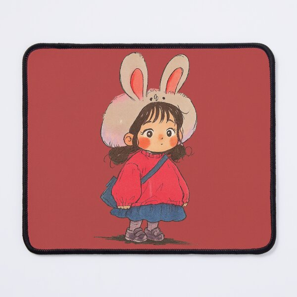 Item preview, Bunny Hat Girl – Cozy Style designed and sold by HerSteps.