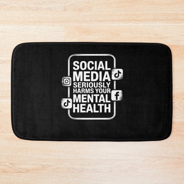 Item preview, Social media seriously harms your mental health designed and sold by Mateusz Majcherek.