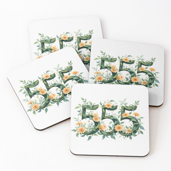 Item preview, Angel Number 555 – CHANGE with Orange Gerberas designed and sold by SolaoLab.