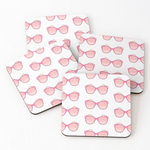 Item preview, Pop Art Girly Oversized Pink Glitter Sunglasses | Girly Fashion Illustration designed and sold by  Ojo de Lilith.