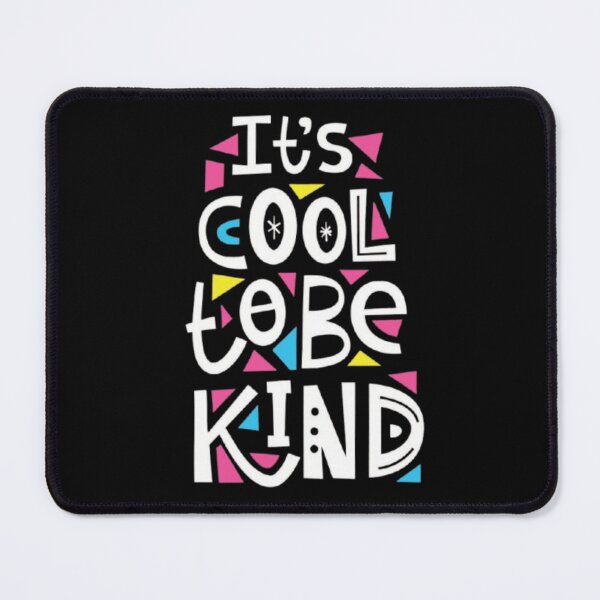 Item preview, It's Cool To Be Kind - Sticker Positif Rétro Années 90 - Motivation & Good Vibes designed and sold by MeowLoka ⭐⭐⭐⭐.