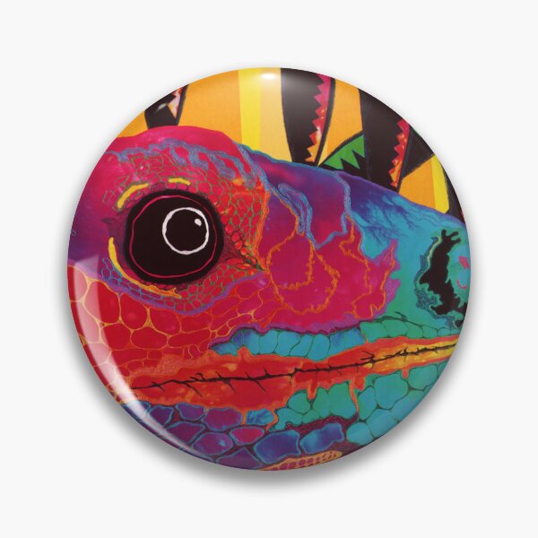 Item preview, Iguana - "Close Encounter with Tree Frog" designed and sold by 141Gifts.