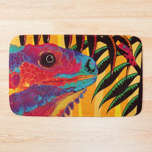Item preview, Iguana - "Close Encounter with Tree Frog" designed and sold by 141Gifts.