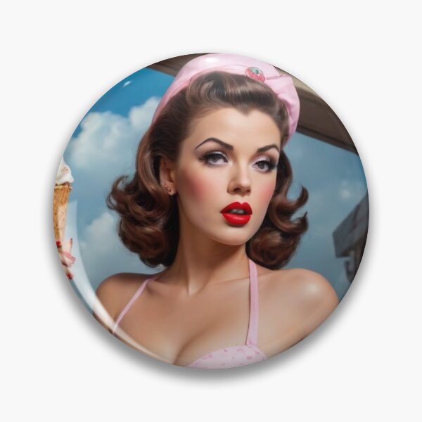 Item preview, 1940s Ice Cream Pin Up designed and sold by MissSaylor.