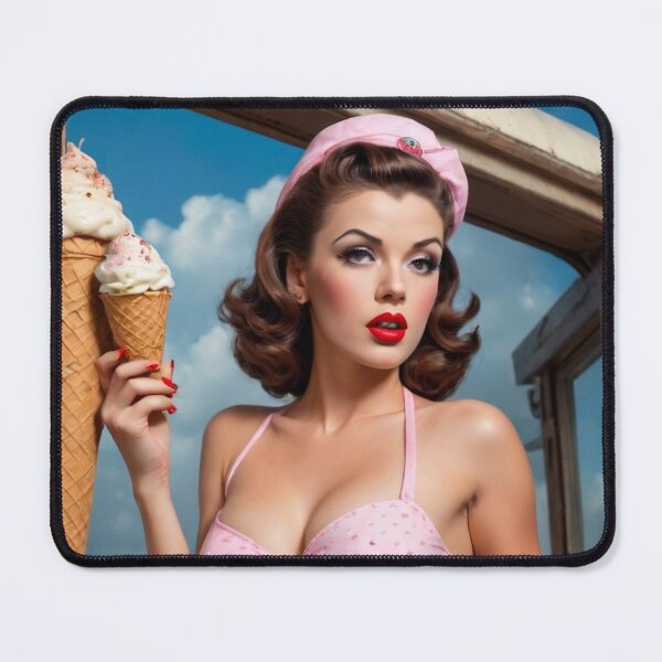 Item preview, 1940s Ice Cream Pin Up designed and sold by MissSaylor.