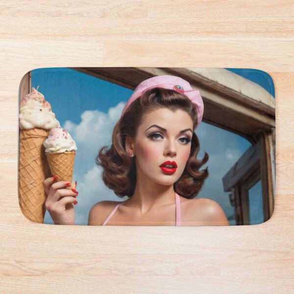 Item preview, 1940s Ice Cream Pin Up designed and sold by MissSaylor.
