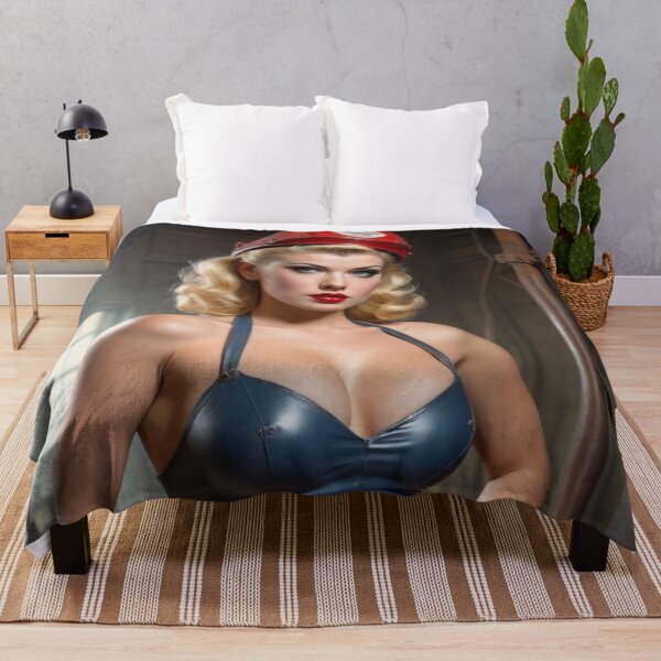 Item preview, 1940s Blonde Mechanic Pin Up designed and sold by MissSaylor.