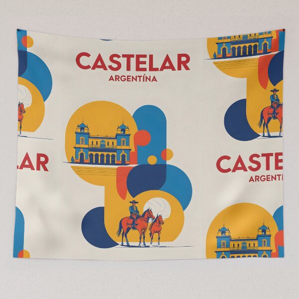 Item preview, Castelar Argentina Vintage Travel Tourism designed and sold by TravelersGems.