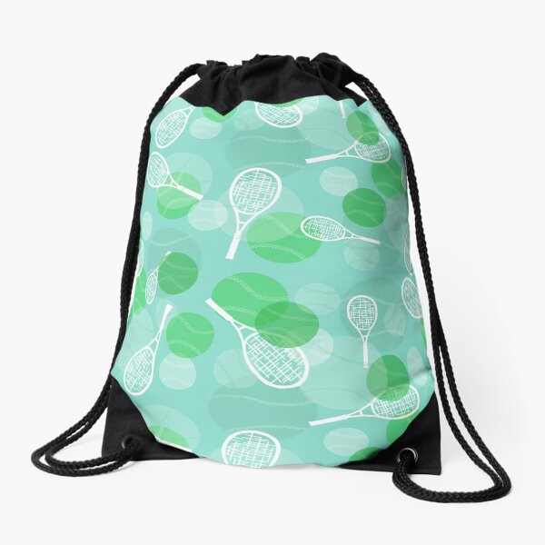 Tennis Anyone? Drawstring Bag