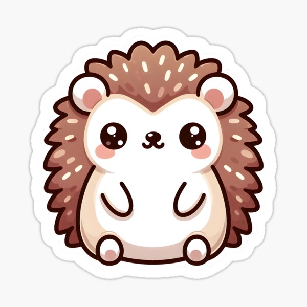 Item preview, Kawaii Hedgehog designed and sold by ArtistEmbrace.