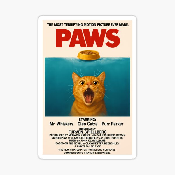 Item preview, Paws: The Feline Terror of the Deep designed and sold by vanko-vnc.